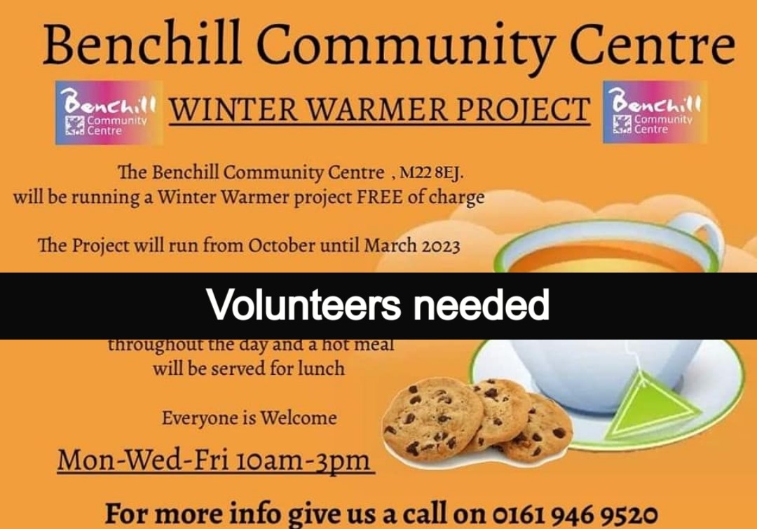 BCCWinterWarmerProject Volunteers Needed WCHG