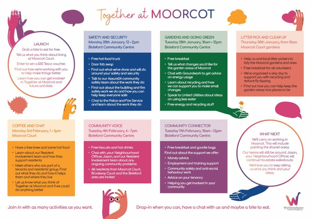 Together at Moorcot Calendar